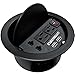 Metal Power Tap Grommet with Hidden Power Center w/ 2 Power, 2 USB, 2 CAT5e