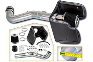 RTUNES RACING Cold Air Intake System with Heat Shield Kit + Filter Combo BLACK Compatible For 05-12 Nissan Pathfinder / 05-15 Nissan Frontier / 05-15 Nissan Xterra 4.0L V6
