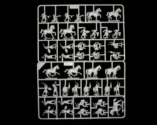 Ita009a Knights 11th Century -- 46 Pieces (6009) (25mm) 25 Mm Toy Figure Action War Military Plastic Model Soldier