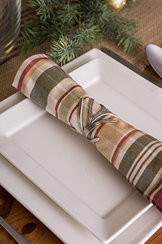 image for DII Antique Chic Napkin Rings for Dinner Parties, Weddings Receptions,