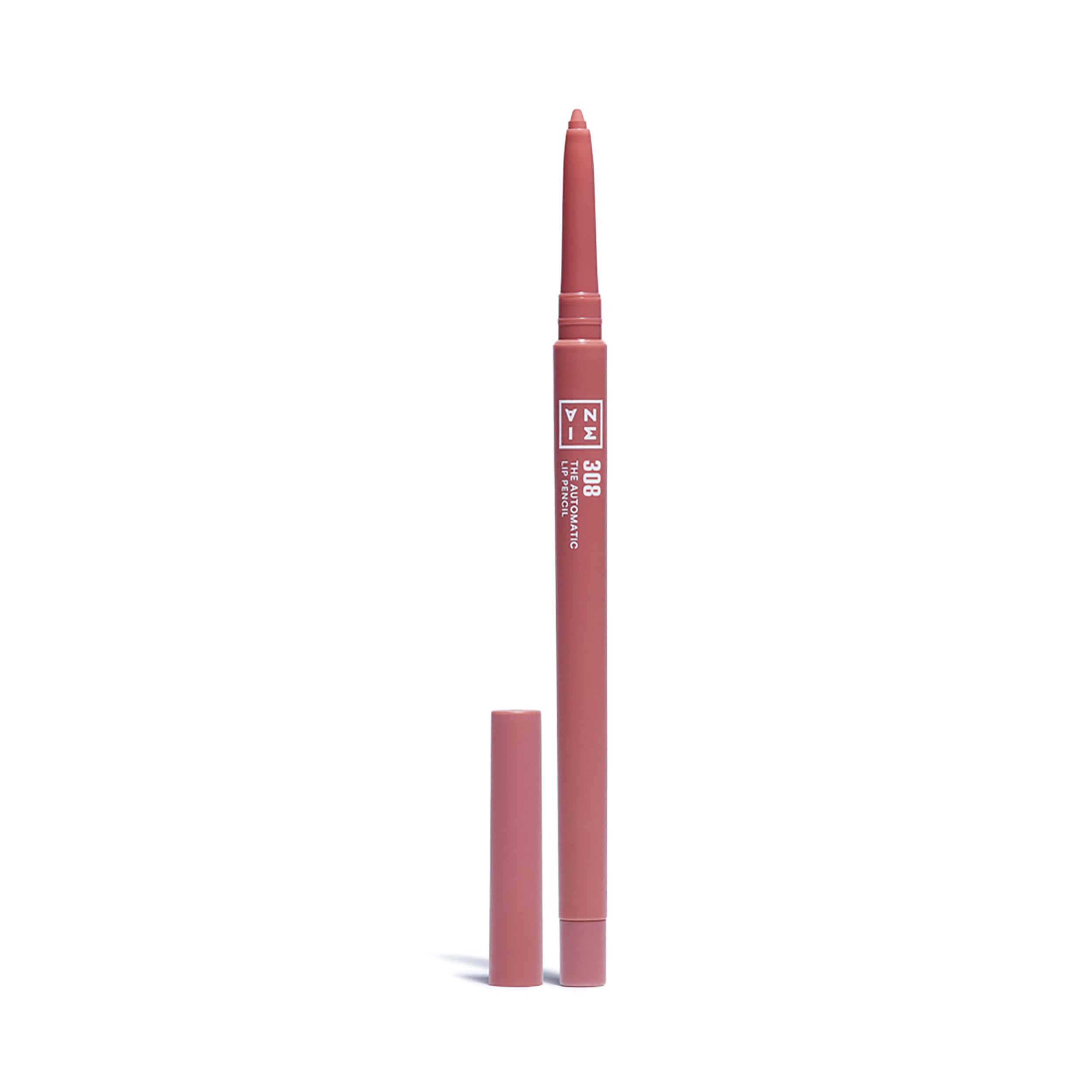3INA MAKEUP - The Automatic Lip Pencil 308 - Light nude pink Lip Liner Built- In Sharpener - Waterproof Lip Liner