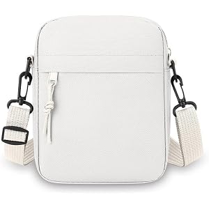 1 Piece Adult Men Crossbody Bag 7.9x5.9x2.4in Mini Solid Color Shoulder Small Square Casual Lightweight Phone Pouch Satchel