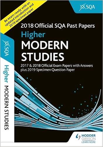 Higher Modern Studies 2018 19 Sqa Specimen And Past Papers - 