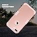 ULAK Case Compatible with iPhone 8 Plus/iPhone 7 Plus with Screen Protector, Heavy Duty 3 in 1 Hybrid Shockproof Anti Slip Protective Phone Cover for iPhone 7 Plus/8 Plus 5.5 inch, Pink