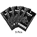 Htianc Face Mouth Mask 5 Pack Unisex Cotton Anti-dust Fashion Health Mask 5 Different Patterns