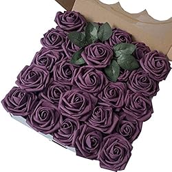 Breeze Talk Artificial Flowers Plum Roses 25pcs