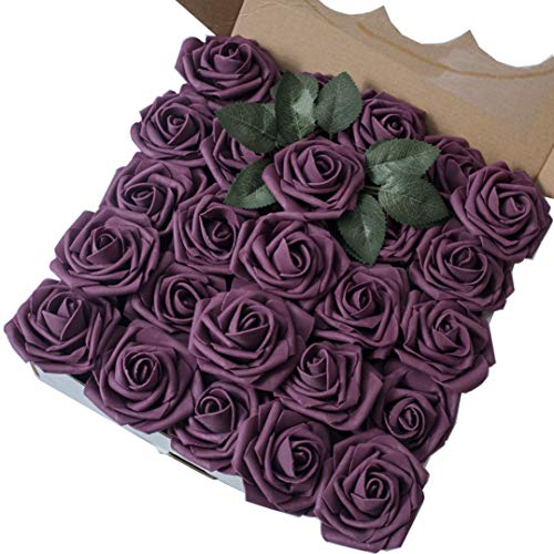 Breeze Talk Artificial Flowers Plum Roses 25pcs