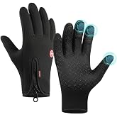 Velura Winter Thermal Gloves with Touch Screen Capability, Windproof and Waterproof Design for All-Day Warmth