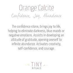 Tiny Rituals ORANGE CALCITE ENERGY BRACELET