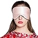 Adbama Silk Sleep Mask with Adjustable Strap - Champagne