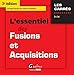L'ESSENTIEL DES FUSIONS ET ACQUISITIONS - 3ÈME ÉDITION (CARRÉS ROUGE) by 