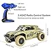 GotechoD RC Cars for Kids Adults 1:18 Remote Control Car 4WD 15.5 MPH+ High Speed Racing Car, 2.4Ghz RC Truck Off Road Fast Hobby Crawler, Electric Toy Car for Boys Girls Birthday Gifts Khaki