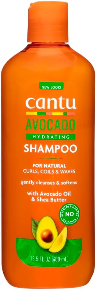 Cantu Avocado Shampoo 400ml – Hydrating Cleanser with Avocado Oil