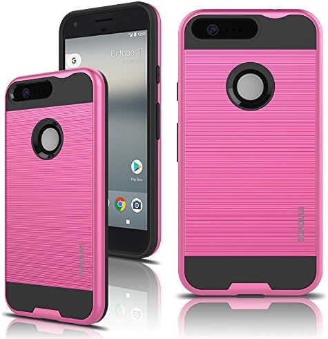 Google Pixel XL Case, INNOVAA Elite Hybrid Series Case W/ Free Touch Screen Stylus Pen - Hot Pink