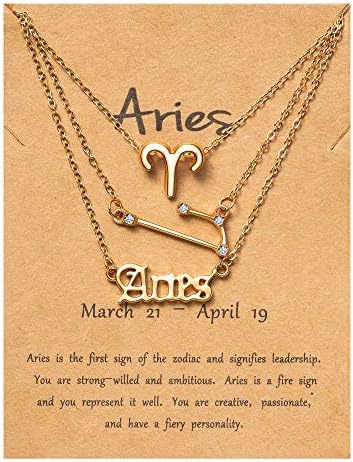 PANTIDE 3Pcs Aries Zodiac Layer 