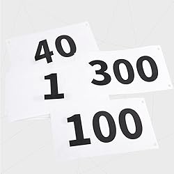 Azarxis Running Bib Competitor Numbers with Safety