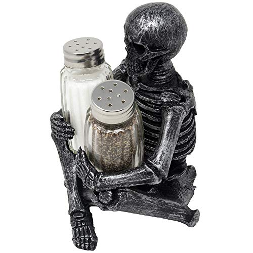 Scary-Skeleton-Glass-Salt-and-Pepper-Shaker-Set-with-Decorative-Spice-Rack-Display-Stand-Holder-Figurine-for-Spooky-Halloween-Party-Decorations-and-Skulls-Skeletons-Kitchen-Decor-Table-Centerpiece-Scu