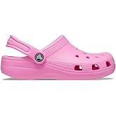 Crocs Unisex-Child Classic Clogs, Taffy Pink, 6 Big Kid