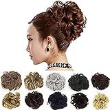 Dodoing Curly Messy Hair Bun Extension Ponytail Hairpiece Hair Extensions Donut Hair Chignons Hair Piece Wig 31 Colors