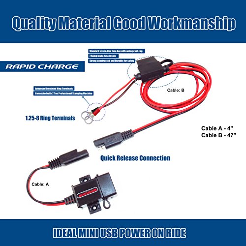 4 MOTOPOWER+MP0609A+Motorcycle+Charger+Adapter