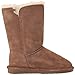 BEARPAW Girl's Lauren Youth Fashion Boot, Hickory, 2 M US Big Kid