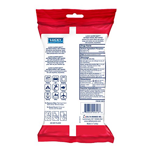 1 Lucky+Super+Soft+Antibacterial+Wipes