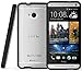 SUPCASE Premium Hybrid Protective Case for HTC One M7 Smartphone (Black/Clear) - Multiple Color Options