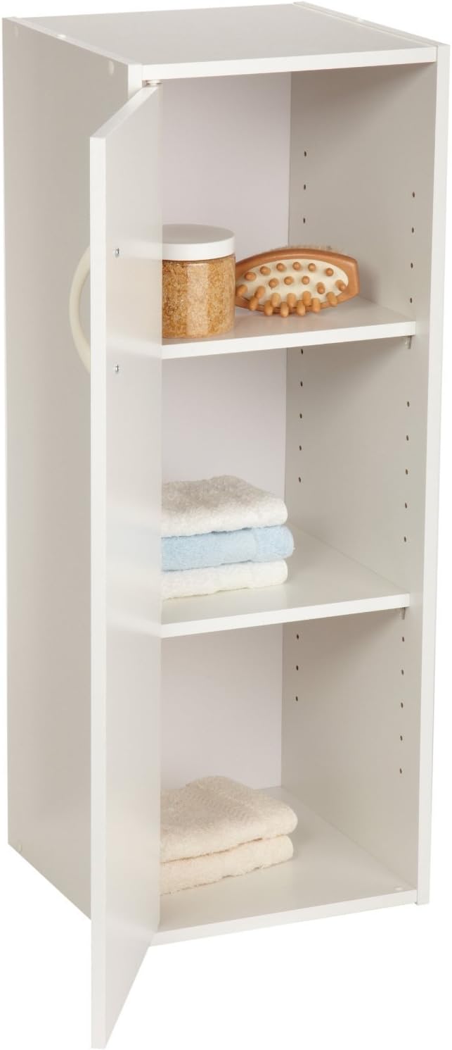 ClosetMaid 8988 Stackable 1-Door Organizer, White: Home & Kitchen