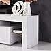 LED TV Stand Unit Cabinet w/Drawer Console Furniture High Gloss White