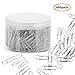 680 Pcs Paper Clips, Assorted Size Sliver Paperclips with Jumbo Medium Small (28/33/50mm), for Office School and Personal Document Files Organizing (Silver)