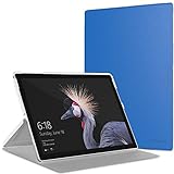 MoKo Microsoft Surface Pro 4 Case - Ultra Slim Lightweight Smart-shell Stand Cover Case for Microsoft Surface Pro 4 12.3 inch Tablet, BLUE