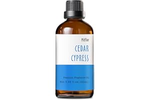 Cedar Cypress Fragrance Oil (3.38 OZ/100ML), MitFlor Single Scented Oil, Premium Grade Fragrance Oil for Soap & Candle Making
