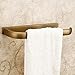 Leyden Antique Brass Towel Ring, Bathroom Hand Towel Holder Retro Towel Bar Wall Mounted Brushed Brass Towel Rack 12.7 inch
