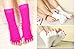 Toe Separator Women Foot Alignment Socks Yoga GYM Massage Toeless Relieve Pain 2/3 Pack