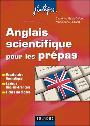 Anglais scientifique pour les prépas
