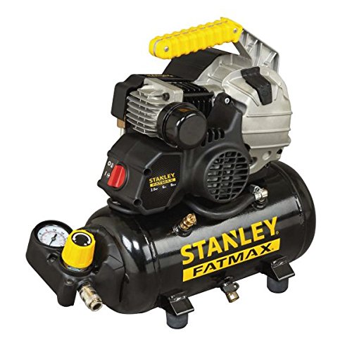 Air Compressor Portable Lubricated Stanley HY 227/8/6e 6 Litres 2 HP 8