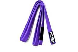 Nitro Fight Wear Adult BJJ Belt - White, Blue, Purple, Brown, Black - Brazilian Jiu Jitsu IBJJF