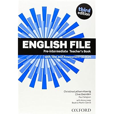English File third edition: English File Pre-Intermediate: Teacher's Book &test CD Pack 3rd Edition - 9780194598750 English File third edition: English File Pre-Intermediate: Teacher's Book &test CD Pack 3rd Edition - 9780194598750