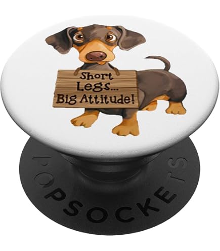 PopSocket Mit Dackel-Motiv – Austauschbarer PopGrip – Für Smartphone, Tablet & Flaschen – Ergonomischer Halt