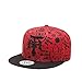 FayTop Mens Snapback Hat Hip Hop Cap Flat Brim Baseball Cap Adjustable Dad Hat Trunker Hat Unisex V144H0004-red
