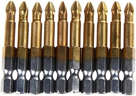 Screwdriver Bits 10 X Anti Slip Electric 50mm Ph2 Head Driver Bit Professional-grade Power Tool Accessory