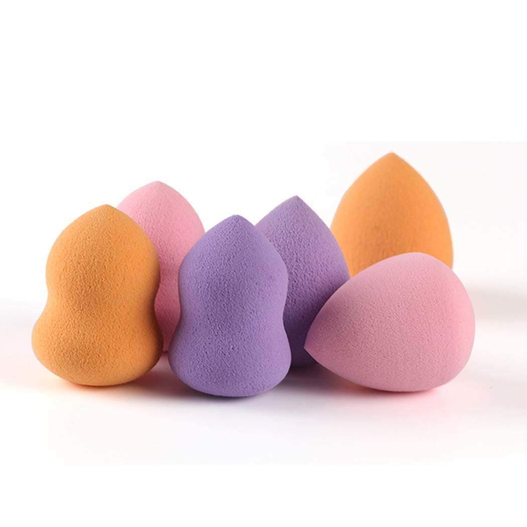 MAMOIU 6Pcs/Pack Makeup Sponge Blender, Soft Elastic Makeup Sponge Gourd Dripping Puff Blenders & Sponges