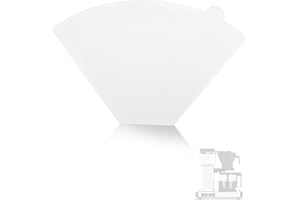 100pcs Coffee Filters for Technivorm Moccamaster Maker, Cone Coffee Filter Paper No 4 Size Compatible with Technivorm Moccama