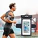 RISEPRO Waterproof Case, Floatable Underwater Pouch Dry Bag with Armband & Audio Jack for iPhone 6, 6 Plus, 6s, 6s Plus, 5, 5s, Samsung Galaxy s6 HTC Screen Touchable IPX8 100FT FB1710-BK… Black