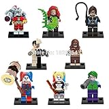 Superb good Super Heroes Minifigures Harley Quinn Joker 8pcs/lot Building Blocks Model Brick Toys Legoelieds
