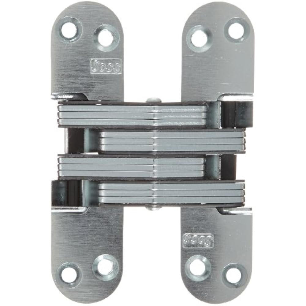 218US26D Mortise Mount Invisible Hinge Holes, Zinc, Satin Chrome Finish, 45/8" eBay