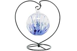 WOCTDTHW Ornament Display Stand Holder Iron Hanger for Chrismas Hanging Glass Globes (Love Shape 1 Pcs)