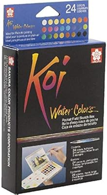 ساكورا كوي علبة رسم جيبية الوان مائية 24 لون مع فرشاة باليتة اشتري اون لاين بأفضل الاسعار في السعودية سوق كوم الان اصبحت امازون السعودية