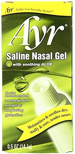Ayr Saline Nasal Gel with Soothing Aloe, 8 Count Total Vie@II