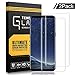 Samsung Galaxy S8 Screen Protector, JUGGLO Tempered Glass,9H Hardness,Bubble (2Pack)